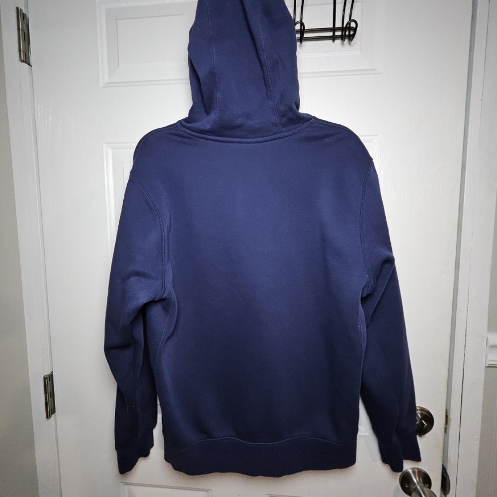 Nike Navy Pullover Hoodie Size M - Picture 2 of 3